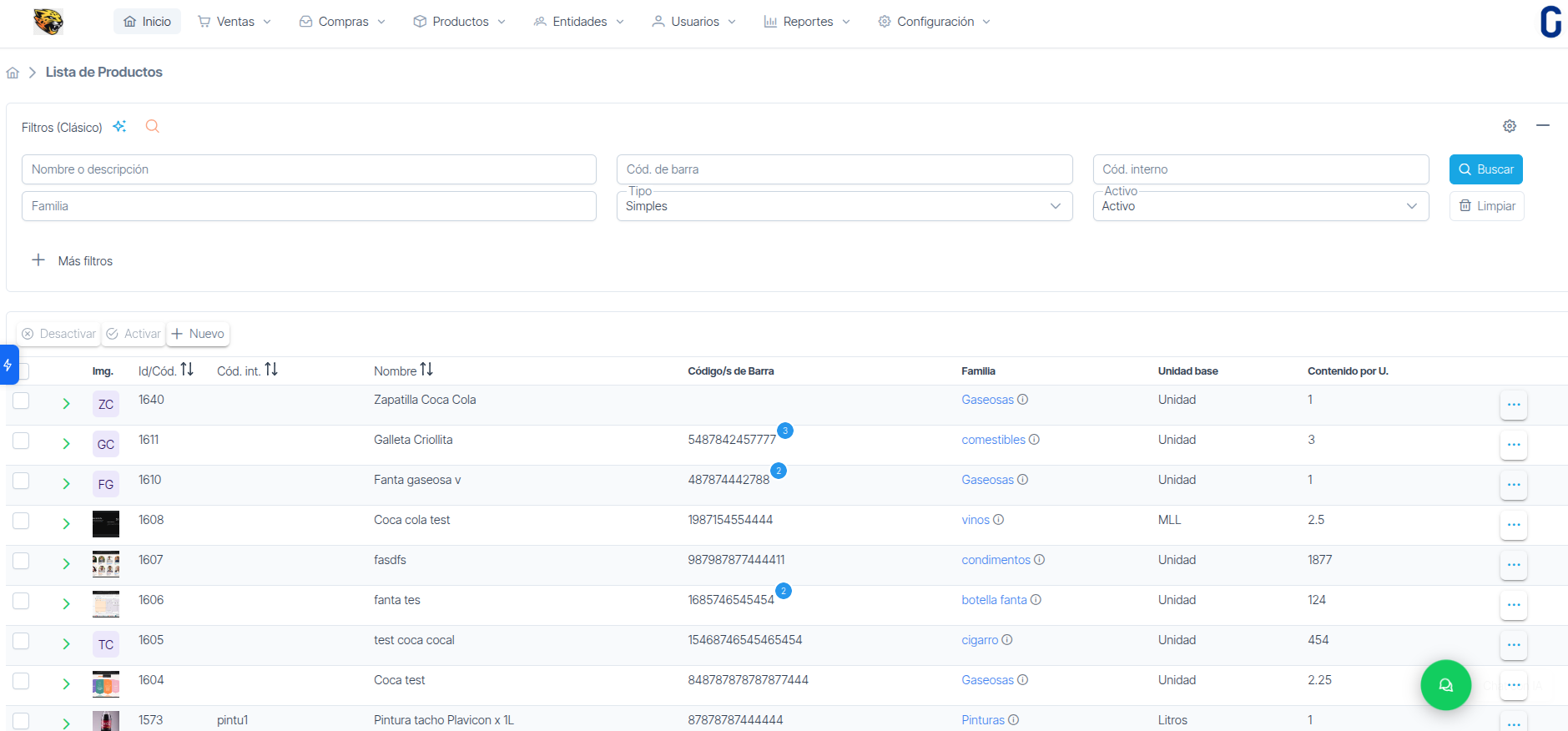 Yagware - Control de stock
